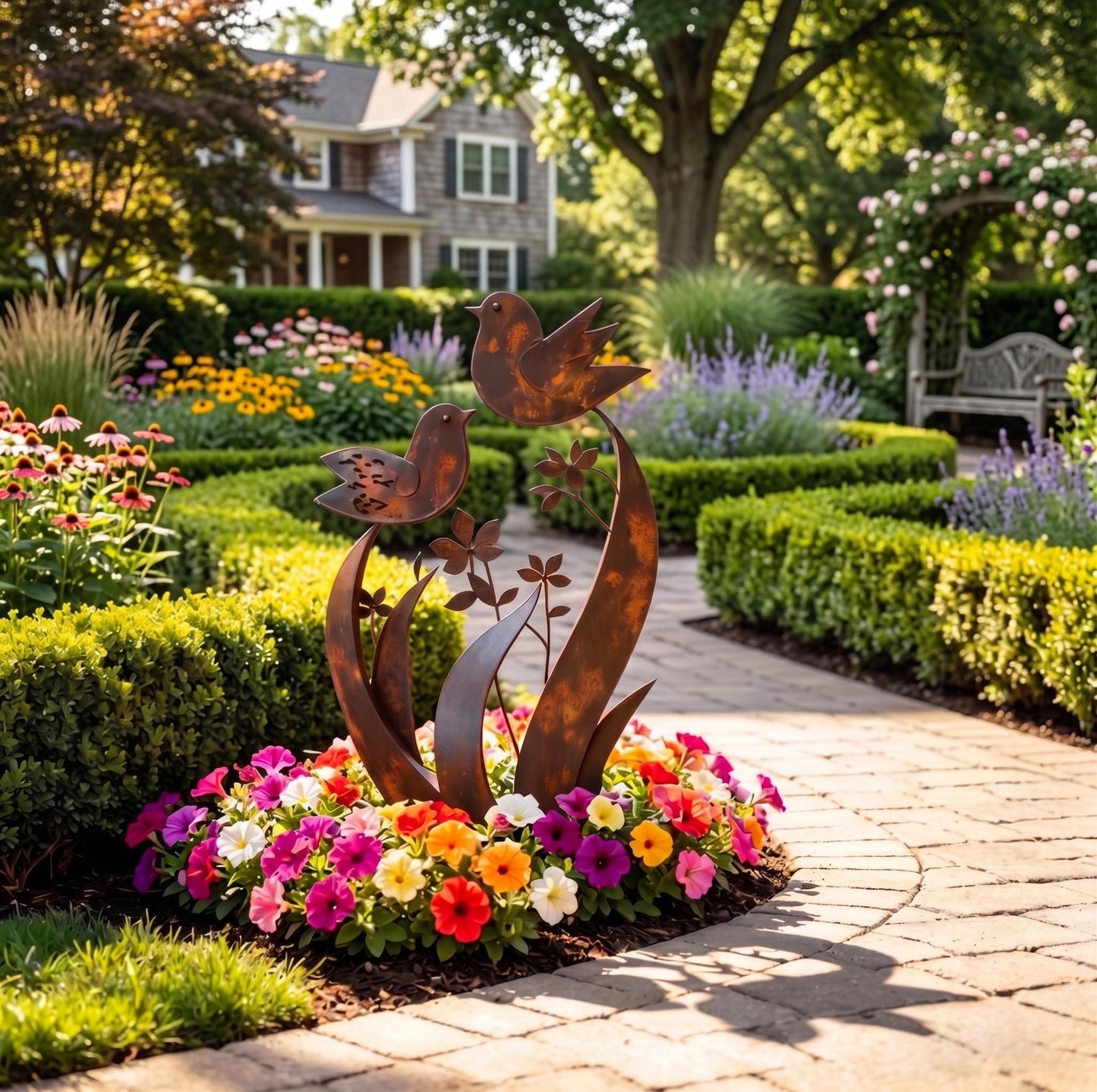 🔥 FINAL CLEARANCE: RUSTIC METAL BIRD GARDEN SCULPTURE —&nbsp;24.99/34.99 🔥