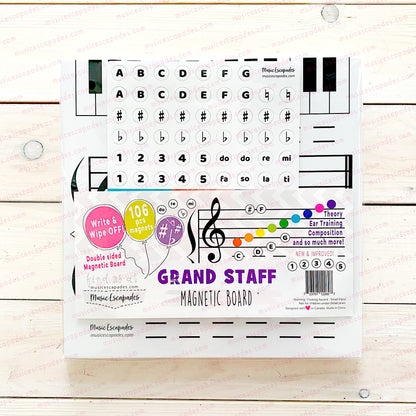 Magnetic Grand Staff Dry-Erase Music Teaching Set