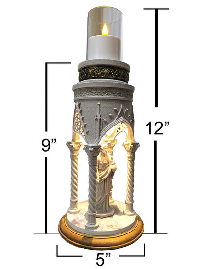 🔥Devotional Candle LED Lamp – Cathedral Style