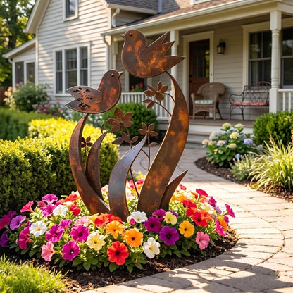 🔥 FINAL CLEARANCE: RUSTIC METAL BIRD GARDEN SCULPTURE —&nbsp;24.99/34.99 🔥
