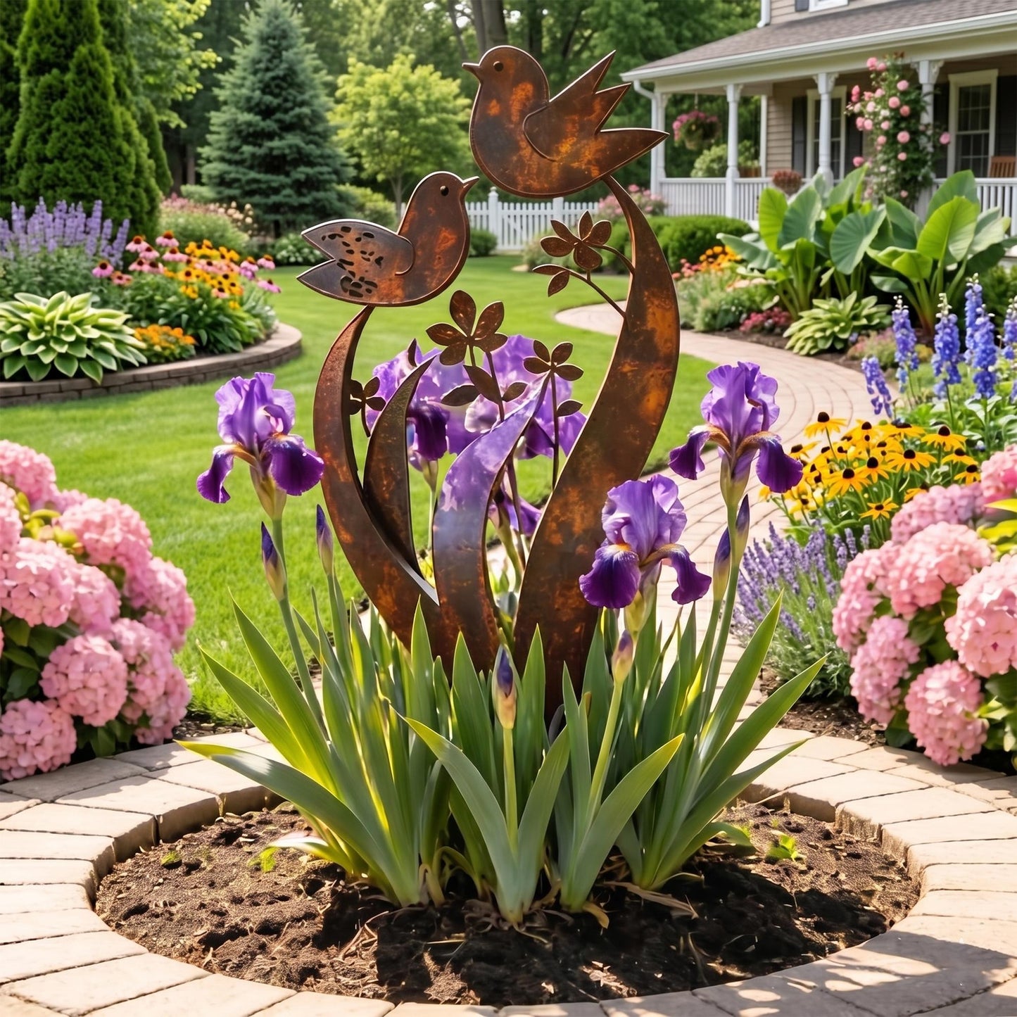 🔥 FINAL CLEARANCE: RUSTIC METAL BIRD GARDEN SCULPTURE —&nbsp;24.99/34.99 🔥