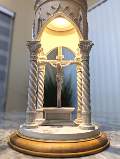 🔥Devotional Candle LED Lamp – Cathedral Style