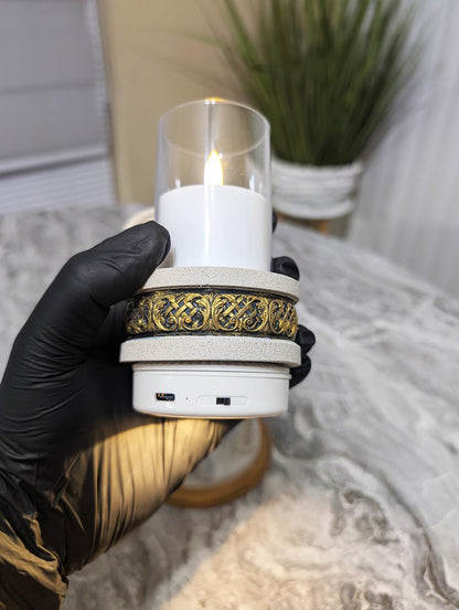 🔥Devotional Candle LED Lamp – Cathedral Style