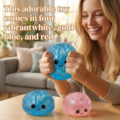🥠The Original Glitter Dumpling Splat! - Premium Slow-Rising Stress Relief Squishy Toy