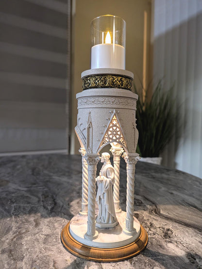 🔥Devotional Candle LED Lamp – Cathedral Style