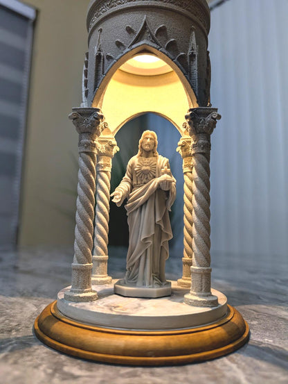🔥Devotional Candle LED Lamp – Cathedral Style