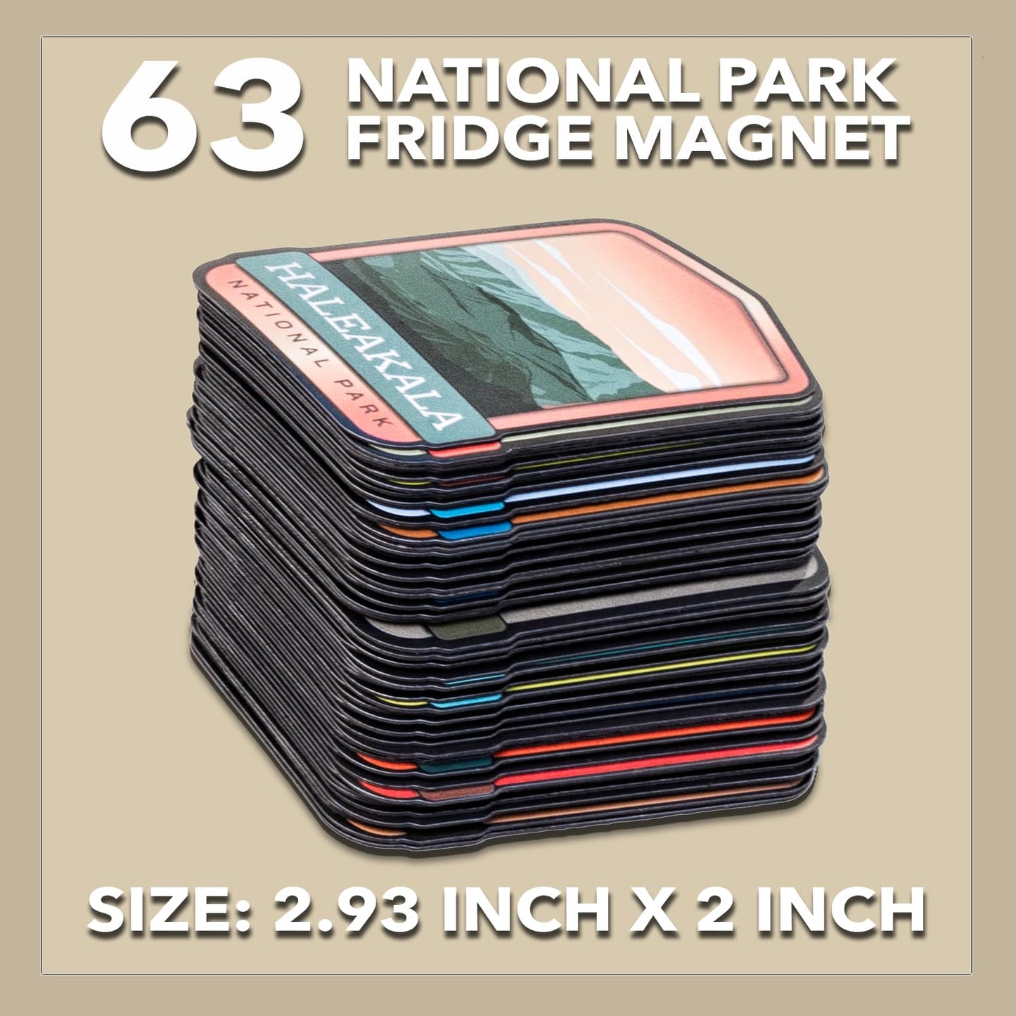 🎁 Holiday Special: Complete 63-Piece US National Parks Fridge Magnet Set – Only $45.99!