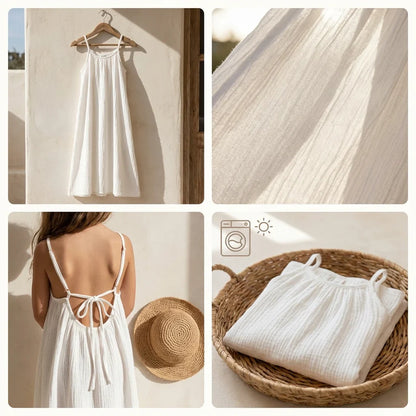 Womens Sleeveless Cami Lounge Maxi Dress Solid Color Sleepwear