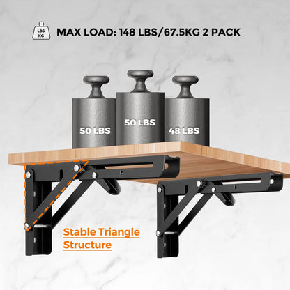 🔥 FLASH SALE: SPACESAVER FOLD-AWAY BRACKETS — JUST $35.99! 🔥