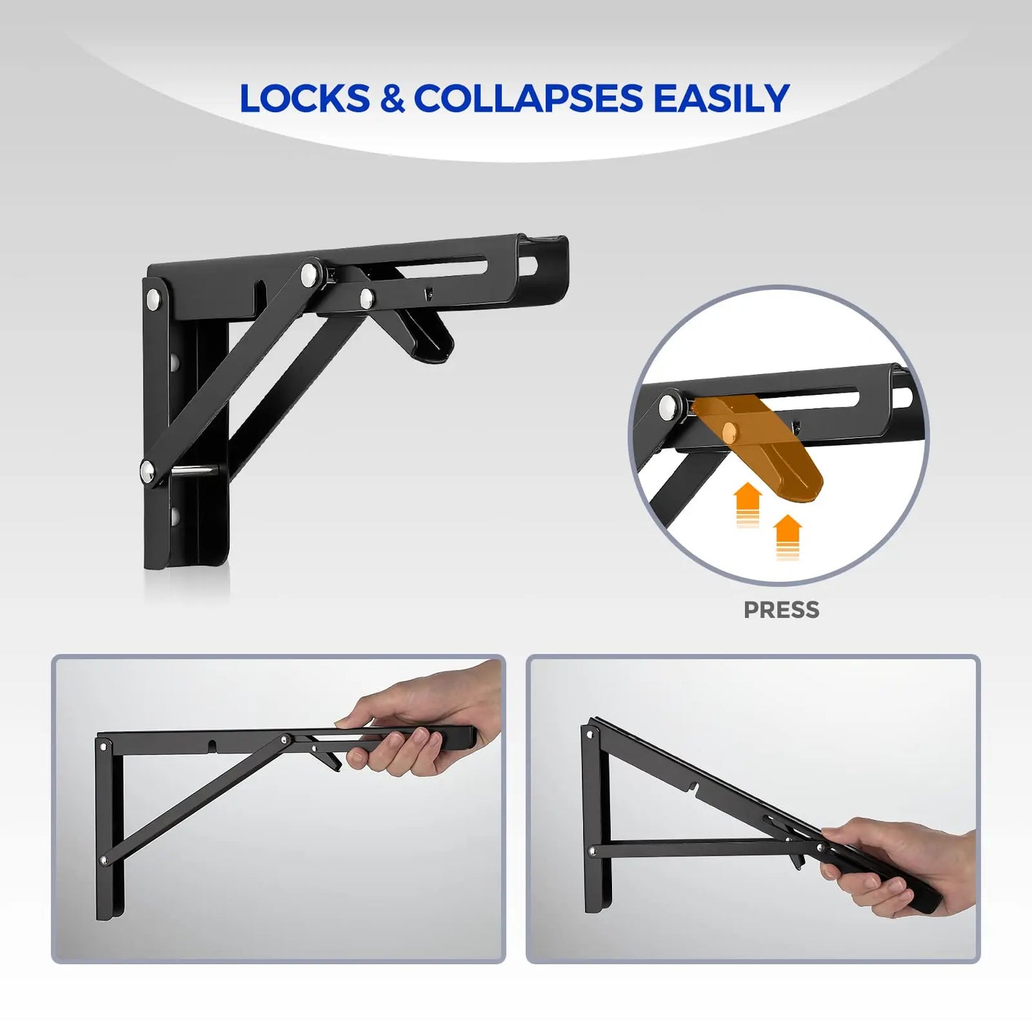 🔥 FLASH SALE: SPACESAVER FOLD-AWAY BRACKETS — JUST $35.99! 🔥