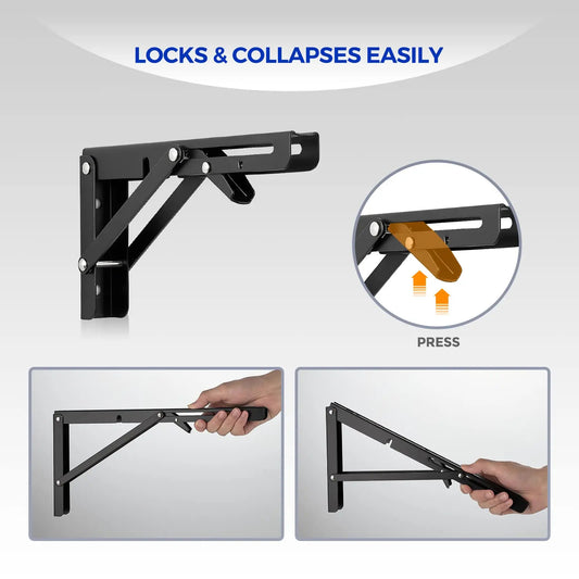 🔥 FLASH SALE: SPACESAVER FOLD-AWAY BRACKETS — JUST $35.99! 🔥