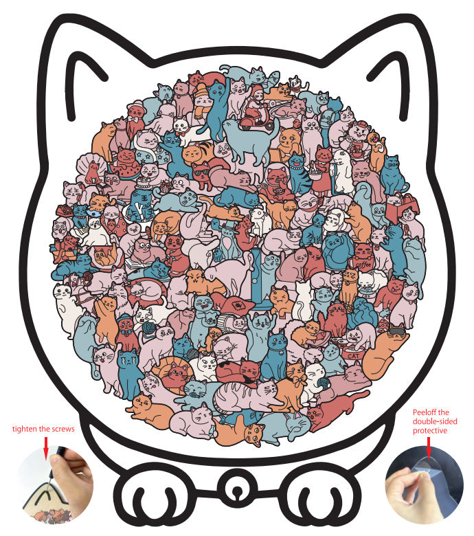🔥 FINAL CLEARANCE: CAT HAVEN WOODEN PUZZLE — JUST $19.99 🔥