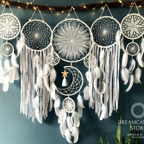 🎁 Holiday Special: 5-Piece Boho Macramé Dreamcatcher Wall Decor Set – Only $39.99!