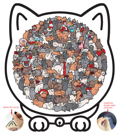 🔥 FINAL CLEARANCE: CAT HAVEN WOODEN PUZZLE — JUST $19.99 🔥