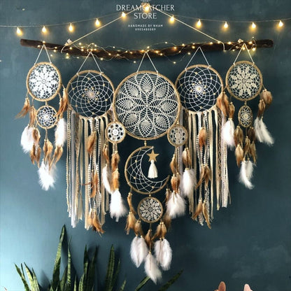 🎁 Holiday Special: 5-Piece Boho Macramé Dreamcatcher Wall Decor Set – Only $39.99!
