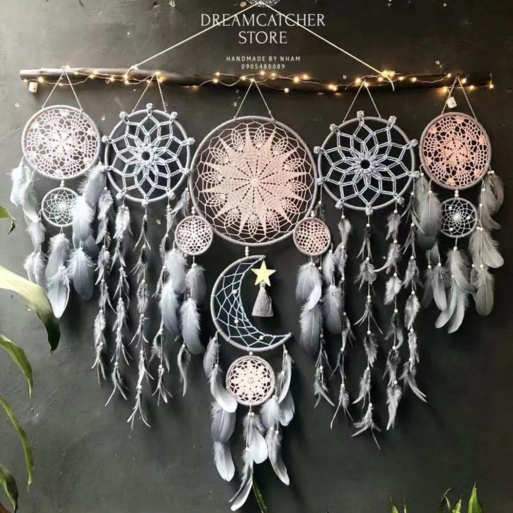 🎁 Holiday Special: 5-Piece Boho Macramé Dreamcatcher Wall Decor Set – Only $39.99!