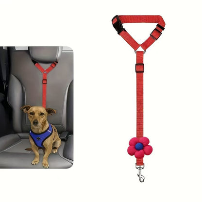 🐶🐾Dog Safety Leash for Vehicles, Pet Car Seatbelt Leash, Dog Vehicle Safety Belt Clip, Gift for Dogs,Universal Harness Straps