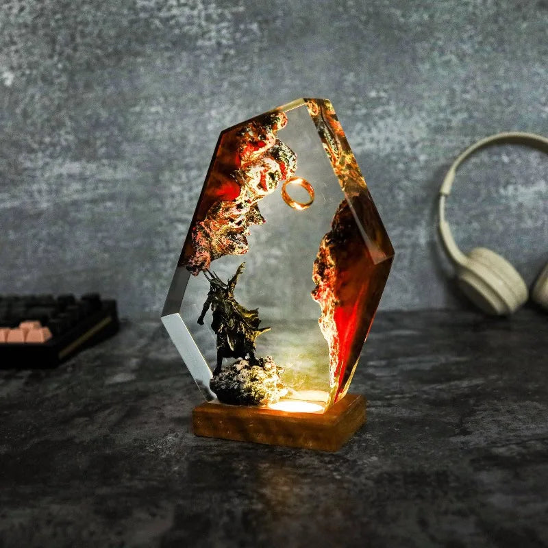 Last Day 49% OFF🔥 Sauron Lord of the rings hexagon resin lamp