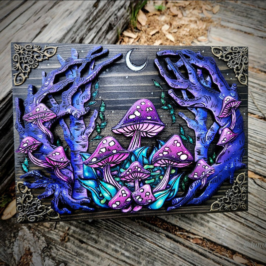 🌸Last Day Sale 49% OFF - Handmade Mushroom Forest Hidden Key Box (Free shipping)