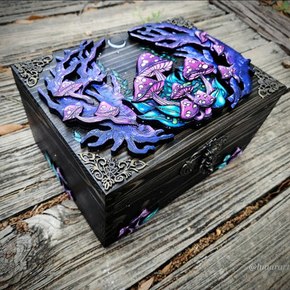 🌸Last Day Sale 49% OFF - Handmade Mushroom Forest Hidden Key Box (Free shipping)
