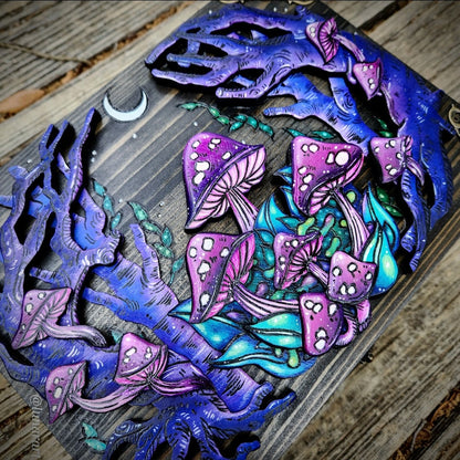 🌸Last Day Sale 49% OFF - Handmade Mushroom Forest Hidden Key Box (Free shipping)