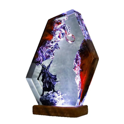 Last Day 49% OFF🔥 Sauron Lord of the rings hexagon resin lamp