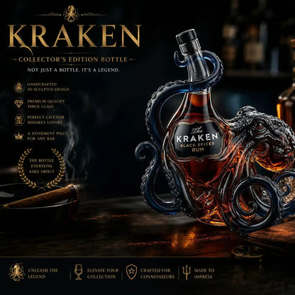 🎁 Holiday Special: 3D Octopus Decorative Glass Bottle – Only $59.99!