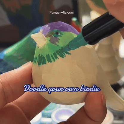 🦜 Create Your Own Wooden Birds – Fun for All Ages! 🎨