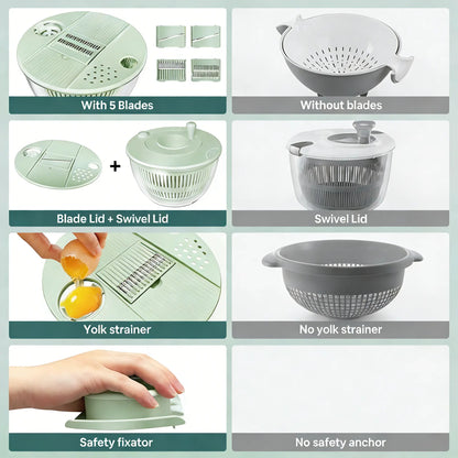 🎉 Holiday Special | 3-in-1 Multifunctional Salad Prep Tool – Only $49.99