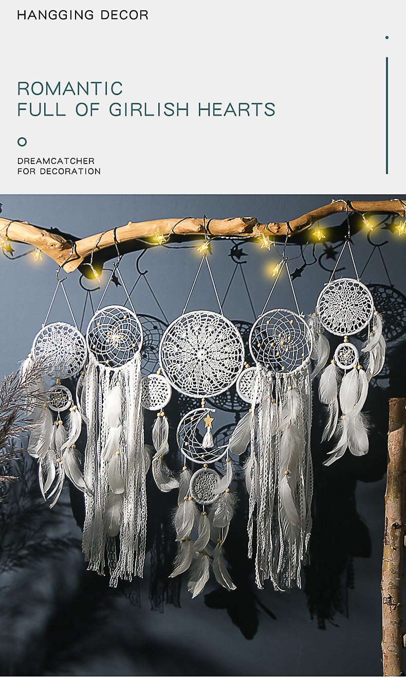 🎁 Holiday Special: 5-Piece Boho Macramé Dreamcatcher Wall Decor Set – Only $39.99!