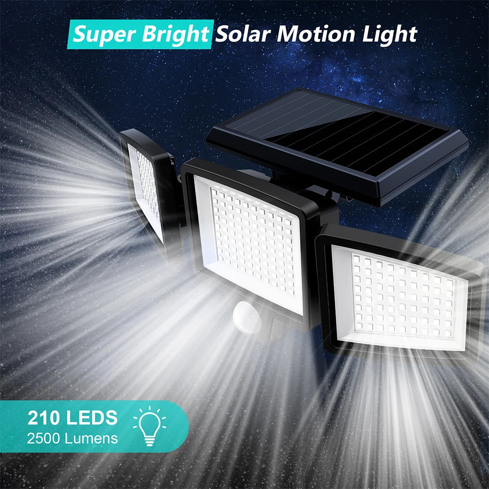 Solar Outdoor Lights with Remote Control