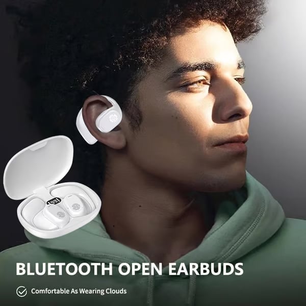 🔥Special Price $25.99 Only Today!!!⏰🔥True Powerful Bluetooth 5.4 Open Ear Earbuds, IPX5 Waterproof
