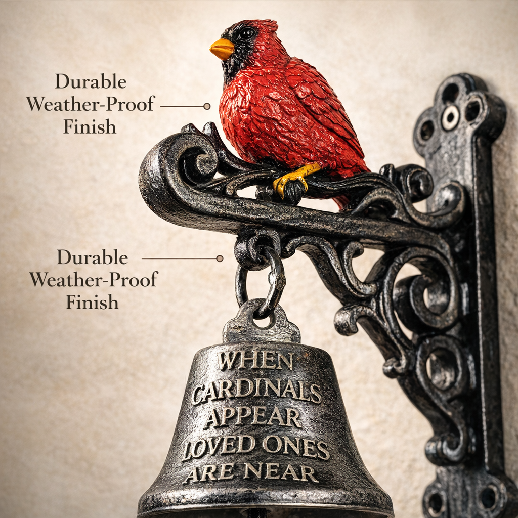 ⏳ TIME IS RUNNING OUT: CARDINAL CAST IRON BELL — JUST $29.99 ⏳