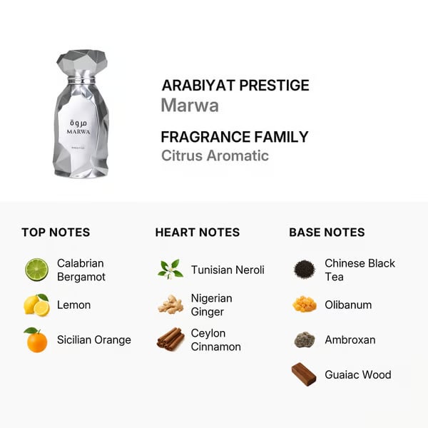⏰Back In Stock💎 Prestige - Marwa | EDP 100ML | Men Perfume ✨