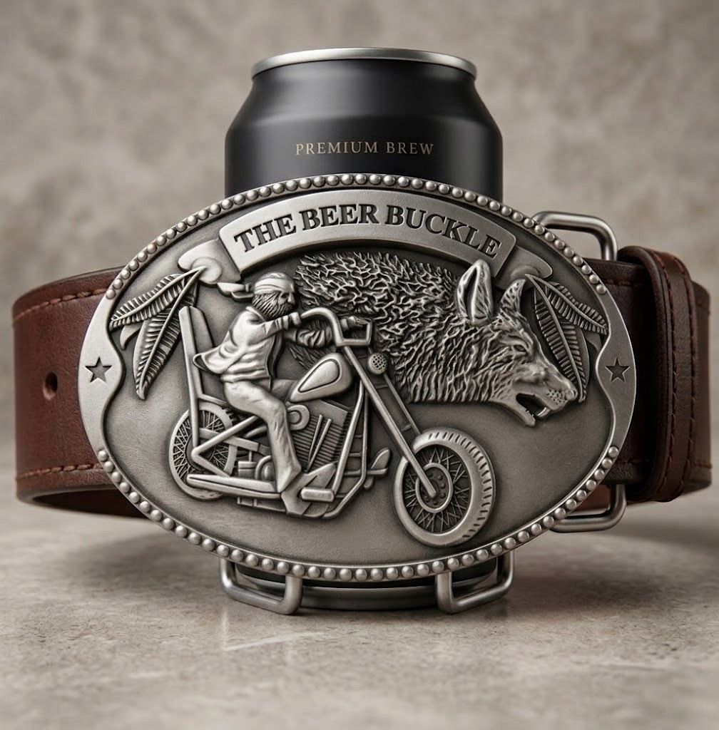 🎁 Perfect Gift for Beer Lovers – Country Beer Belt Buckle™
