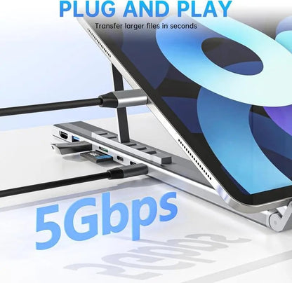 ⚡Hot Sales 49% OFF🔥 8-in-1 USB-C Laptop Stand,Best Gifts💻