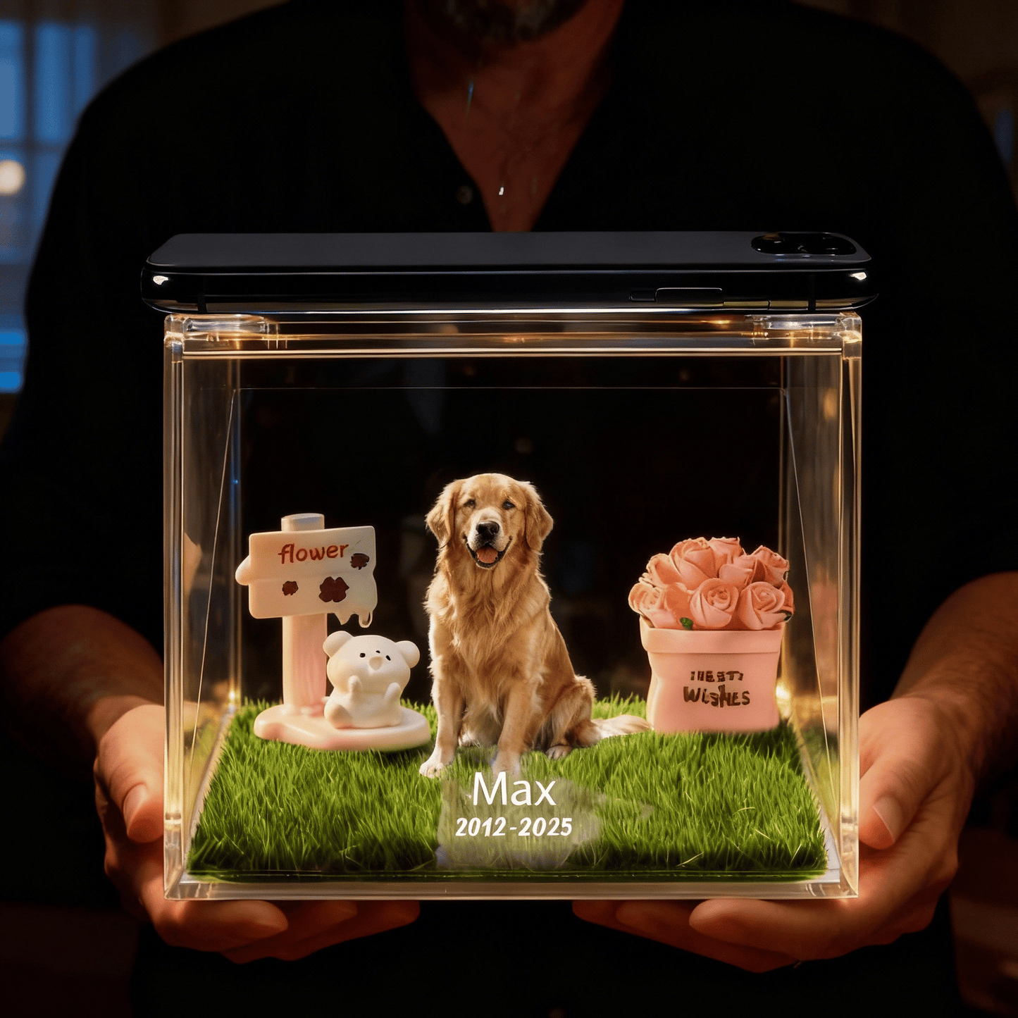🎁Last Day Promotion 49% OFF🔥🐾Personalized Pet Holographic Memorial Box🐾