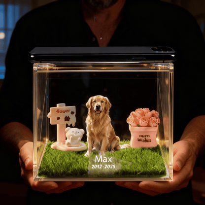 🎁Last Day Promotion 49% OFF🔥🐾Personalized Pet Holographic Memorial Box🐾