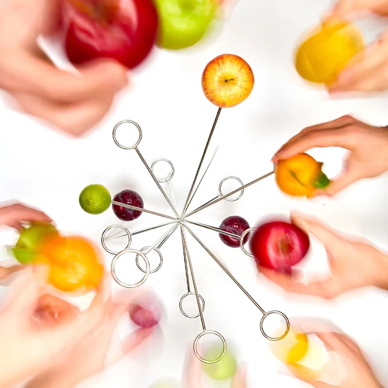 🎆[Fireworks on the Dinner Table]Exploding Fruit Bowl 🍎✨