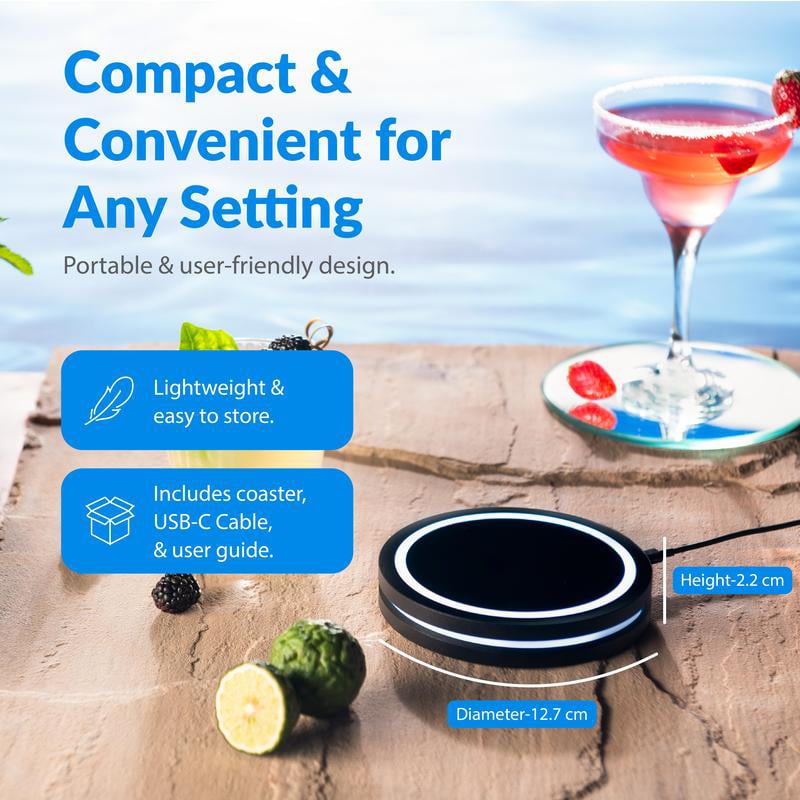 🎄Last Day Christmas Sale 49% OFF🍸 Smart Coaster 2.0 – Mix Perfect Cocktails at Home! 💡