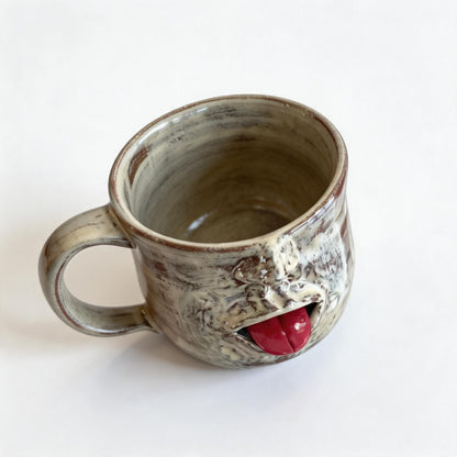 Red Tongue Grotesque Mug