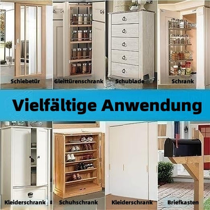 66 / 5,000 InvisiLock™ | Ultradünne, unsichtbare Schranktürmagnete (4er-Set)