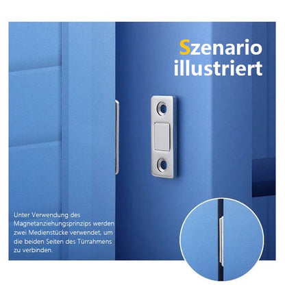 66 / 5,000 InvisiLock™ | Ultradünne, unsichtbare Schranktürmagnete (4er-Set)