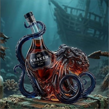 🎁 Holiday Special: 3D Octopus Decorative Glass Bottle – Only $59.99!