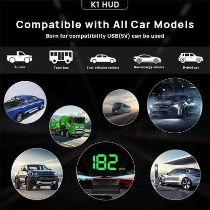 🔥HOT SALE 49% OFF🔥-🚗 Head-Up Display Car GPS Digital Speedometer