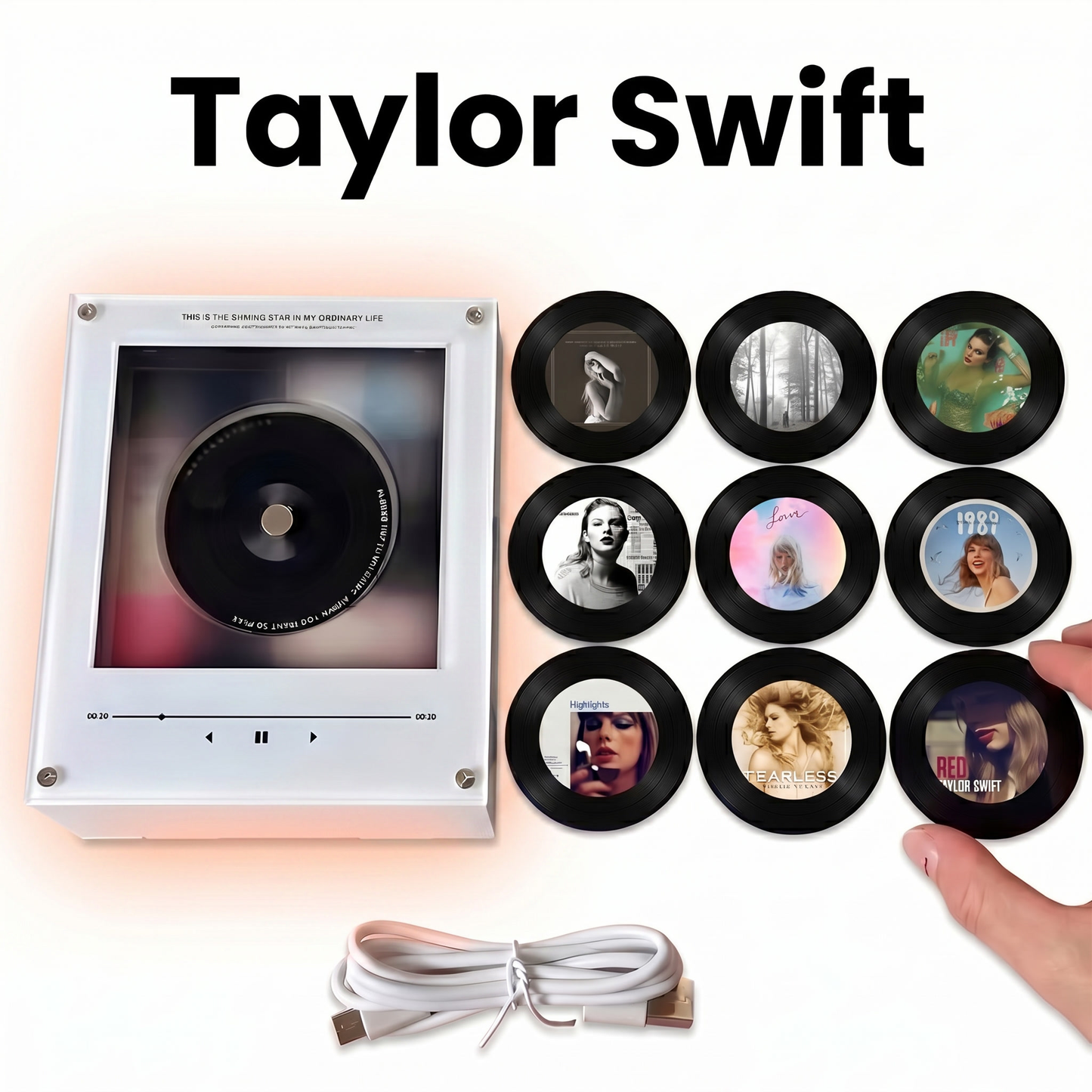 🔥🎵 50% OFF – MagTunes Player Retro Magnetic Vinyl Music Player 🔥