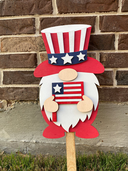 ✨Patriotic Gnome Yard Art, 4th of July Decor