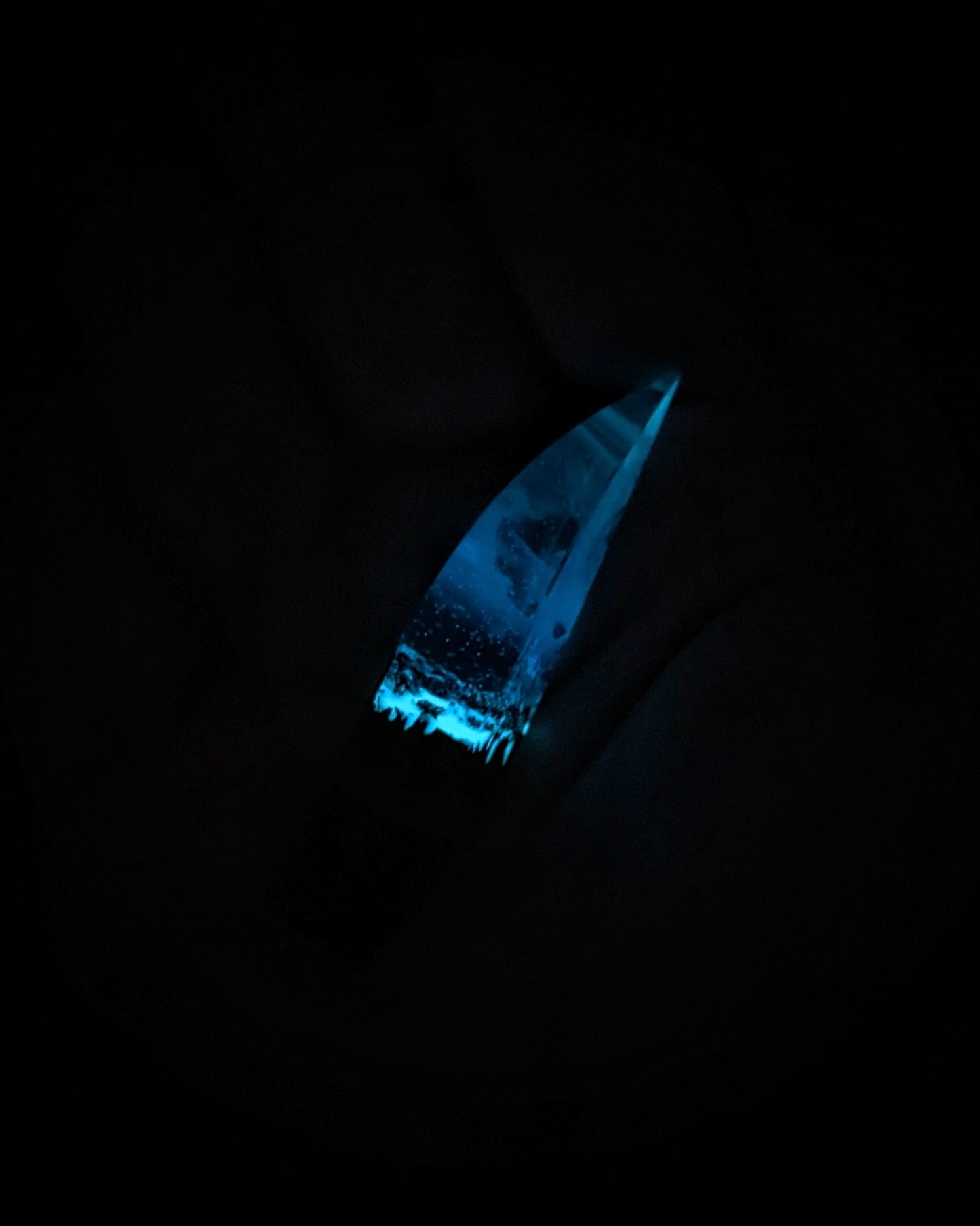 🔥Wood resin pendant Aurora borealis Glow in the dark