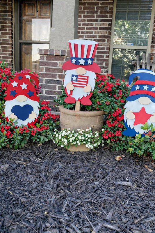 ✨Patriotic Gnome Yard Art, 4th of July Decor