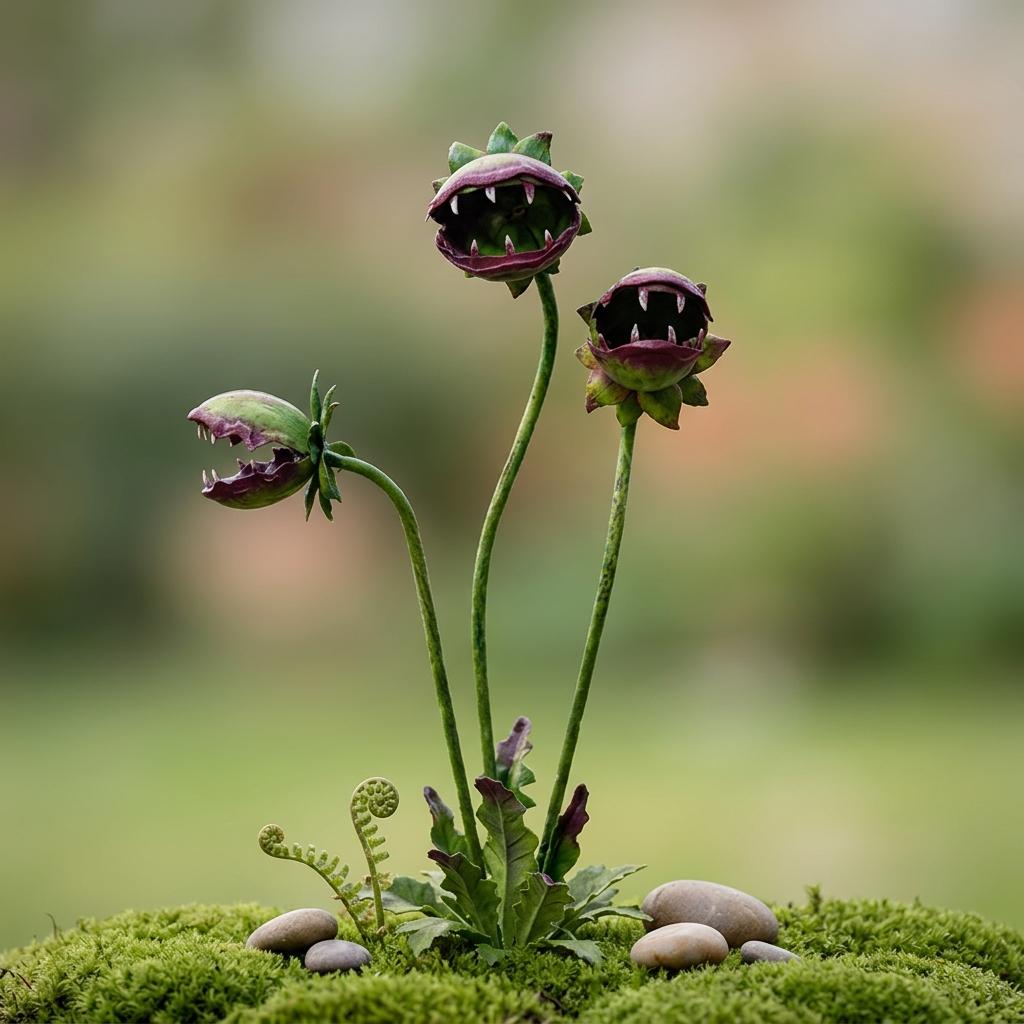 🔥Most Popular in 2026🔥Whimsical Metal Carnivorous Plant Garden Stake
